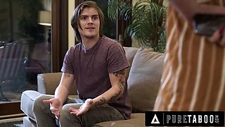 PURE TABOO Angry Lauren Phillips Catches Pervert Virgin Stepson Snooping Where He Shouldnt Be