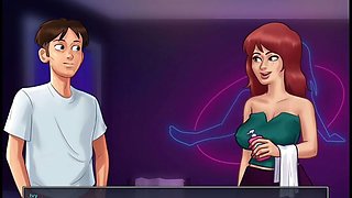 Summertime Saga Gameplay : Intense Massage Scene with the Receptionist.