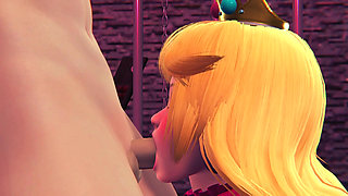 Princess Peach has a new sexual submissive - 3D FULL ANIMATION
