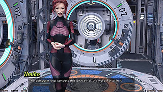Stranded in Space - Holding Hands with Asian Scientist MILF