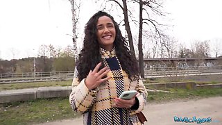 This big ass big tits Latina did not mind I had a camera! - Public Agent