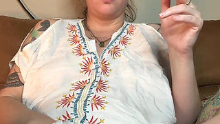 Smoking Fetish MILF Masturbation