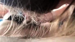 Cute College Girl Gives a Blowjob and Swallows