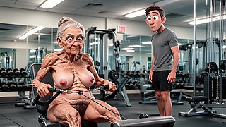 Old Ladies in the Gym