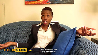 Its our secret...this CHEATING EBONY hot lawyer agreed to fuck so that I keep quiet