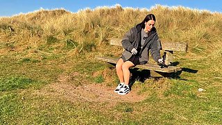 GETS NAUGHTY WITH A LUSH AT AN ABANDONED BUNKER