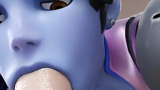 Overwatch Slut Widowmaker Anal Fuck for Money 3D Animation