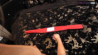 Walking Fuck Doll Waits For Stranger To Let Her Drain His Cock