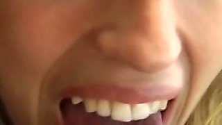 Olds Fuck Dolls - Young Slut Sarah Sweet Giving POV Blowjob to Old Man in Car