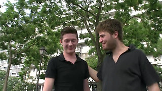 Young Dudes Blow Each Other S Cock in Car 5204