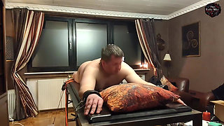 DomLady Mia - Punishment of terror for the Slave - Training: Ass Fucked by the Fucking Machine - Part 1