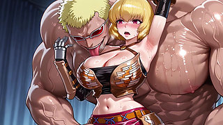 Doflamingo (op) X Clementine (overlord)