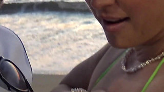 Fucking a Curvy Big Tits German Tourist Picked up in the Beach