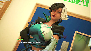 Shadows of Desire by Shamandev - College Cosplay Event, Classroom Masturbation 61