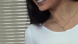 Let's enjoy Sofia Cucci's wide open pussy