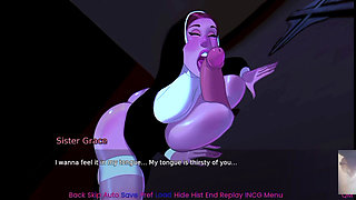HOLY NUN THOUGH I AM SOMEONE ELSE AND FUCKED ME THROUGH GLORYHOLE!