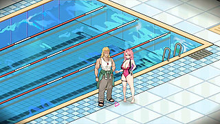 Hentai Game - Minami Hentai Gallery Scene Pool Sex 2 - Lifeguard Holic