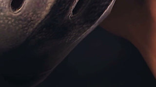Liara and Eva Futa Sex on a Spaceship - 3D Sci-fi Animation