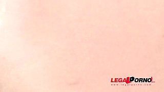 Kessie Shy welcome to Gonzo with DP, DAP, DPP, fisting, rough