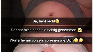 18 Year Old Girlfriend Cheats On Her Boyfriend On Snapchat And Lets Herself Cum All Over Cuckold Sex