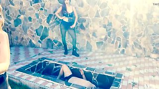 Mistress Zeida Brutal Boots Trampling - Extreme BDSM Foot Domination & Humiliation