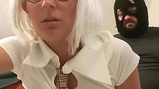 My Favorite Schoolgirl Came to See Me During My Shower