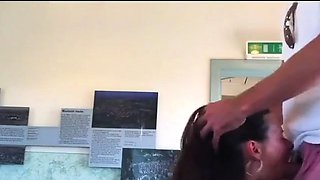 Big-Titted Amateur MILF Flashing in Public