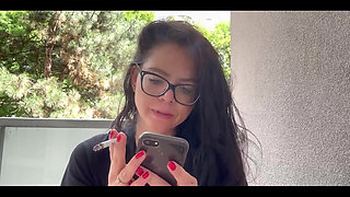 Smoking During Answering on My Fansly for Your Messages