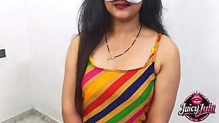 Desi insane step-mom gets xxx pulverize by sonnie and takes jizz in her torrid cooch while chatting grubby