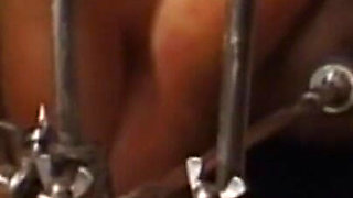 Hanging out pussy dildo humiliating