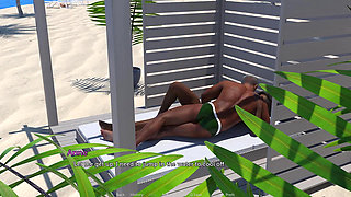 Tacos: Cuckold Husband Watches His Wife Dry Balls Filled with Cum on the Beach Ended with Very Big Cum Explosion - Episode 79