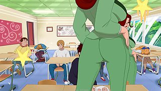 Cartoon fantasy, the secret of house, slut girlfriend