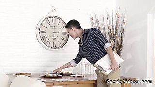 Gay politican anal fucks voter in open house