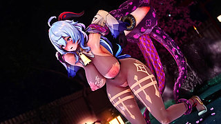 Genshin Impact -hot Spring Monster Fuck Horny Ganyu - 3D Hentai Animations