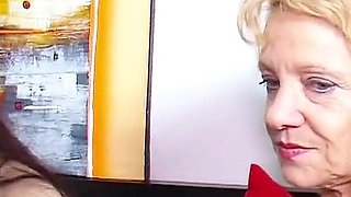 Young german couple invites a mature sex psychologist to their home