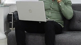 British Redhead Cutie Cheats on Her BF with His BBC Boss