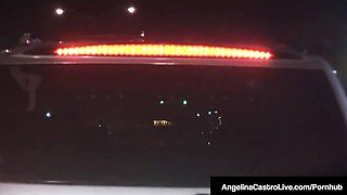 Well-proportioned Angelina Castro and Lexi Lockhart at blowjob scene