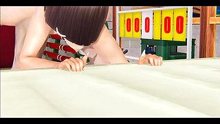 Hentai - Math Teacher Gets Fucked by Gym Teacher in the Sports Warehouse