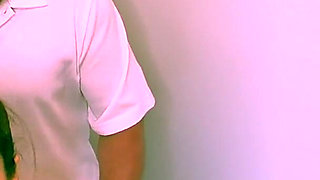 Flight Attendant Fucks Passenger After Flight and Begs to Be Filled with Cum