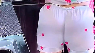 Home Alone with Big Ass Horny Cleaner Creampie