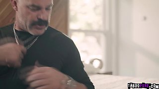Step-father Pulverizes Lovemaking Damsel Daughter-in-law Exchanges Herself In