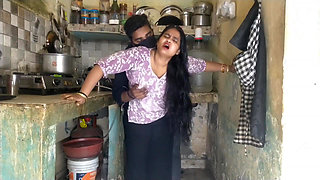 I Fucked My Step Sister in the Kitchen - Risky Quickie Before Parents Come Home