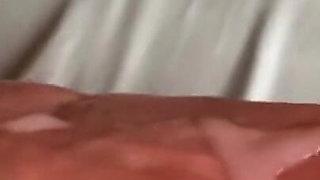 MILF Granny Rubs Cum All Over Her Feet