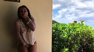 Dani Daniels Public Beach Shower Solo