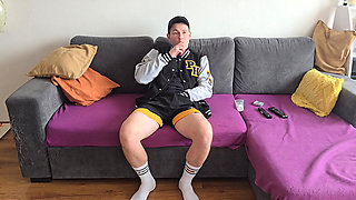 Watching Porn in My Pornhub Outfit I Got Too Excited and Lost Control
