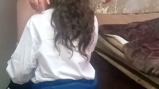 Hot 19 Year Old Teen Sucks Cock, Fucks Doggystyle & Missionary Good Sex in Uniform