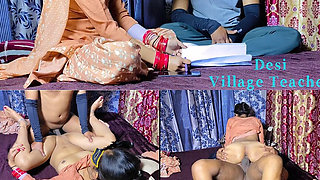 Desi Village Tuition Teacher Get Fuck by Student Dirty Talk Hindi Tuition Teacher XXX Video HD