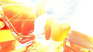 Pretty Ass Got Lost. Pov Amateur Outdoor Cum In Mouth With Jane Brown