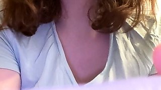 Chubby Brunette Big Boobs Dildo Masturbation