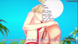 Burnice Bikini Blowjob on the Beach - 2 - Zenless Zone Zero (zzz)